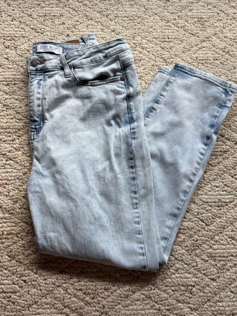 Judy Blue Light Acid Wash Slim Fit High-Rise Women's Jeans